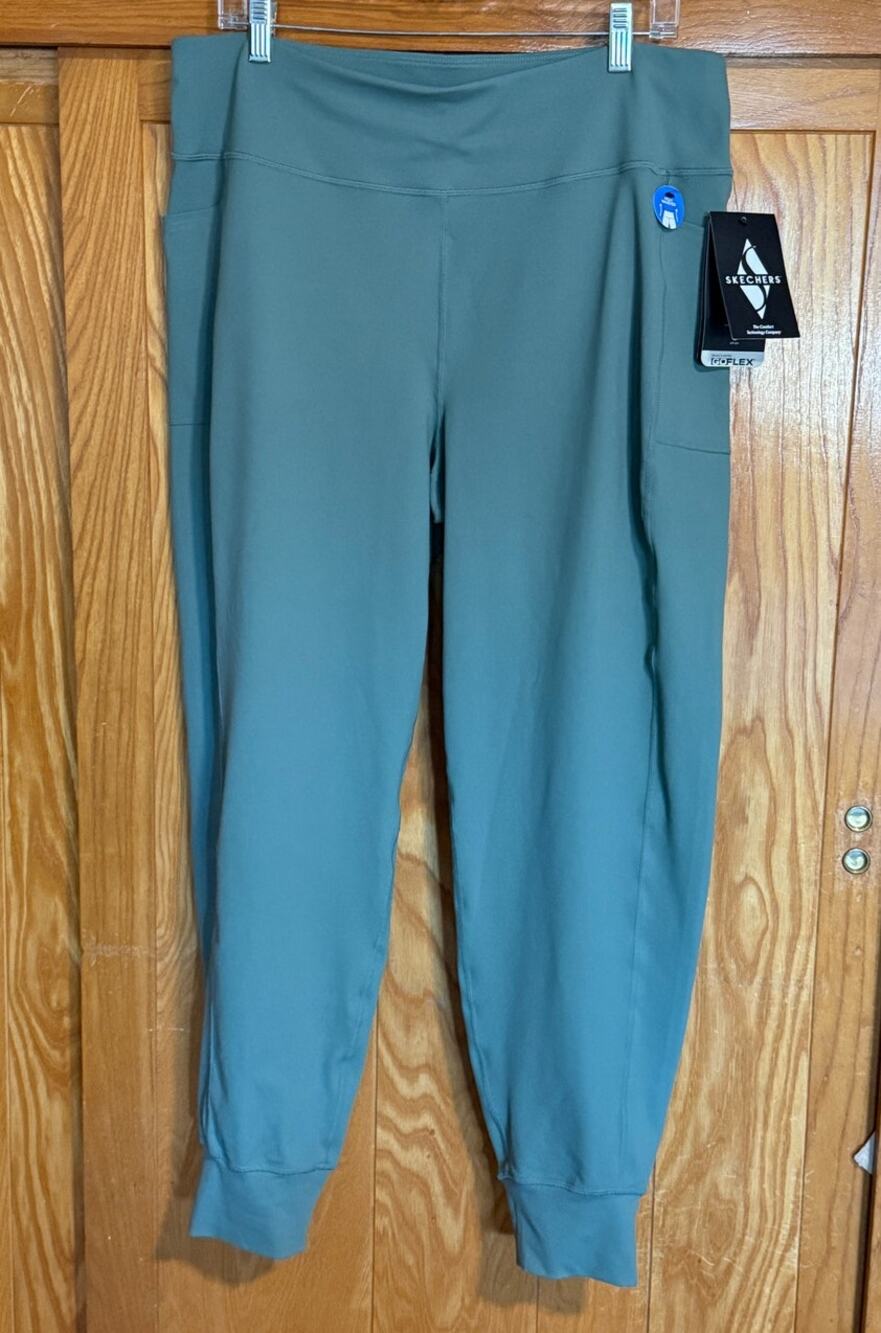 NWT Skechers GO WALK Pant Sage Green Active Joggers XL